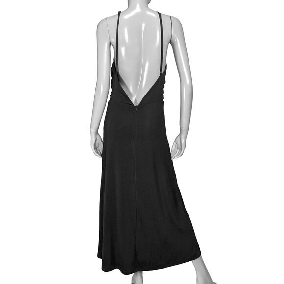 Jason Wu Black Sleeveless Maxi Dress with Slit - Picture 5 of 12